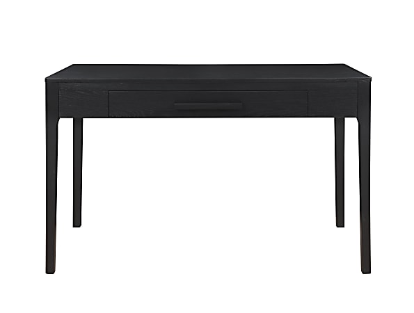Powell Benum 48 W Computer Desk With Drawer Black Office Depot