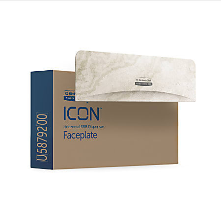 Kimberly-Clark Professional ICON Faceplate, Horizontal, Warm Marble