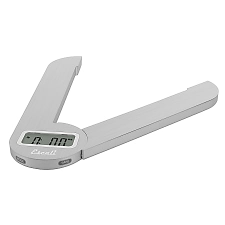 Escali® Savu Space-Saving Kitchen Scale, Silver, F115