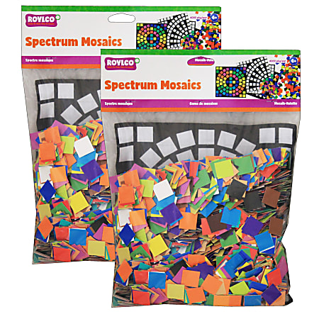 Roylco Spectrum Mosaics, Assorted Colors, 4,000 Pieces Per
