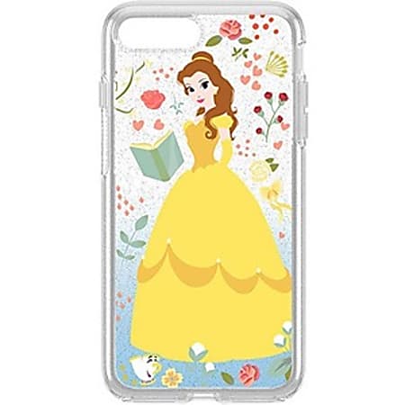 OtterBox Symmetry Series Power of Princess Case for iPhone 8 Plus/7 Plus - For Apple iPhone 7 Plus, iPhone 8 Plus Smartphone - Classic Disney Graphics - Intelligent Rose (Belle) - Drop Resistant - Synthetic Rubber, Polycarbonate
