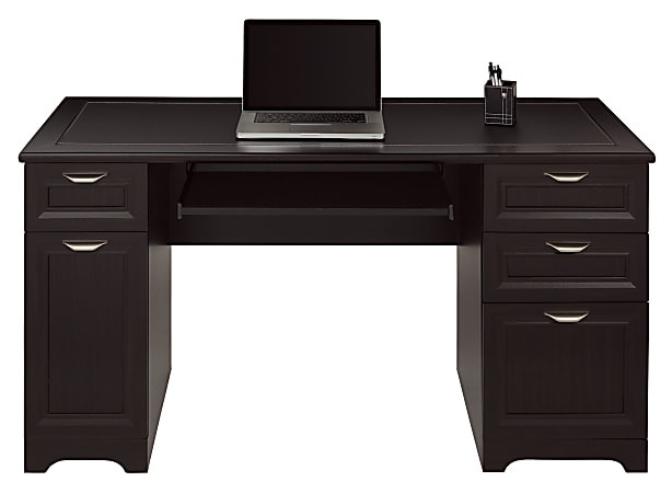 Realspace® Magellan 59"W Manager's Desk, Espresso