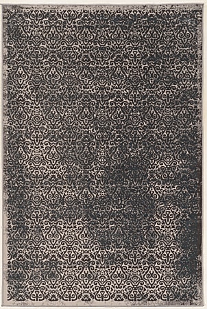 Linon Paramount Area Rug, 5' x 7-1/2', Illusion Gray/Charcoal