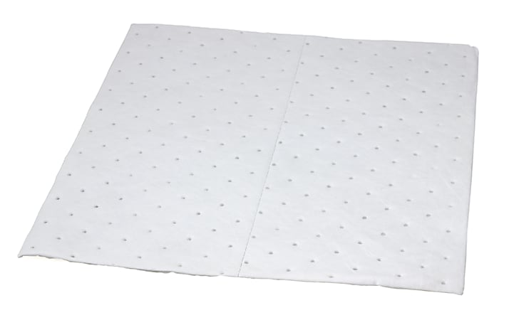 Hospeco TaskBrand® Oil Only Sorbent Pads, 15" x 18”, Gray, Pack Of 100 Pads