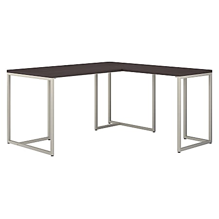 kathy ireland® Office by Bush Business Furniture Method 60"W L-Shaped Desk With 30"W Return, Storm Gray, Standard Delivery