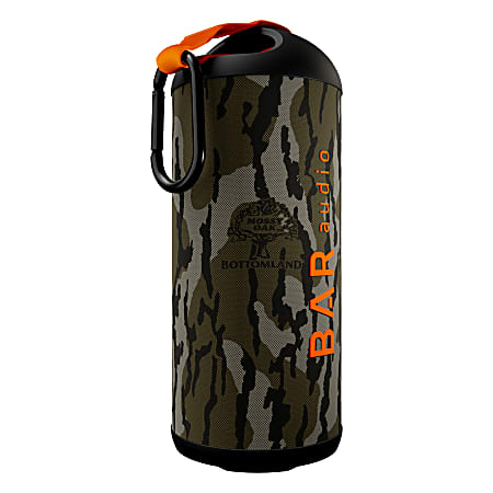 BAR audio® by cellhelmet® All-Nighter True Wireless Water-Resistant Portable Bluetooth® Speakerphone, Mossy Oak® Bottomland®, BAS-214-MO