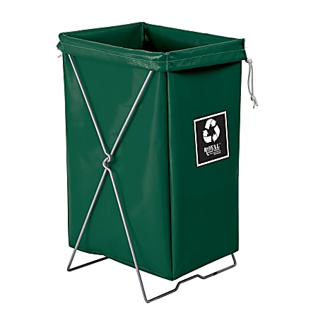 Royal Basket Trucks Hamper, Enviro Hamper Kit, 7"L x 15"W x 30"H, Green