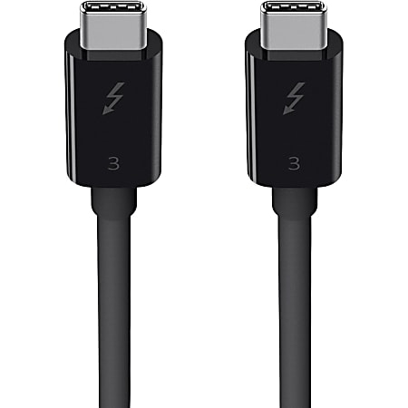 Belkin Thunderbolt Cable USB C to USB C 100W First End