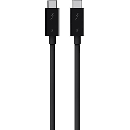 Belkin Thunderbolt 3 Cable USB C to USB C 100W 1.6ft0.5m First End