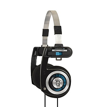 Koss Porta Pro Classic Portable Over The Ear Headphones, Black