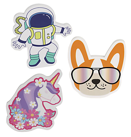 Office Depot&reg; Brand Fun Erasers, Assorted Designs (No Design Choice)