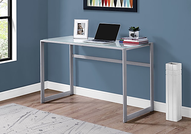 LumiSource 2 Tier 32 W Computer Desk White - Office Depot