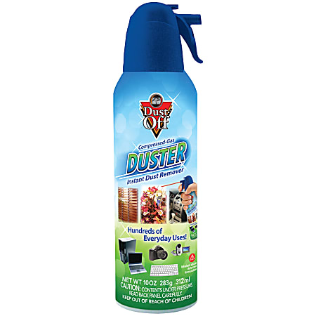 Dust-Off Compressed Gas Duster, 10 Oz