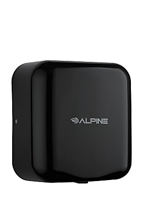Alpine Hemlock Commercial Automatic High-Speed Electric Hand Dryer, Black