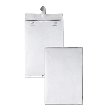 Quality Park Tyvek Envelopes 10 x 15 White Box Of 100 - Office Depot