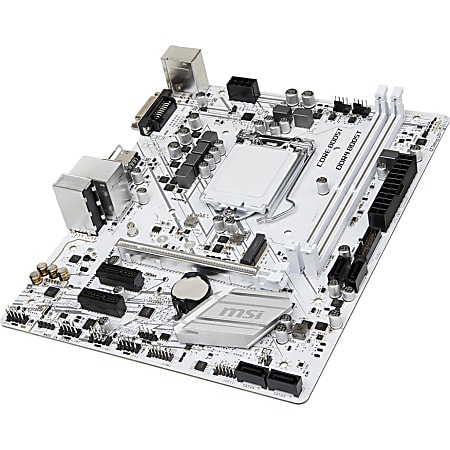 MSI H310M GAMING ARCTIC Desktop Motherboard Intel H310