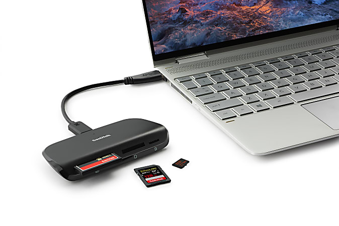 SanDisk ImageMate PRO USB-C Multi-Card SDDR-A631-ANGNN B&H Photo