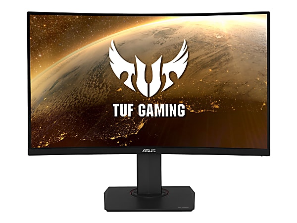 ASUS TUF Gaming VG32VQ - LED monitor - gaming - curved - 31.5" - 2560 x 1440 WQHD @ 144 Hz - VA - 400 cd/m² - 3000:1 - HDR10 - 1 ms - 2xHDMI, DisplayPort - speakers