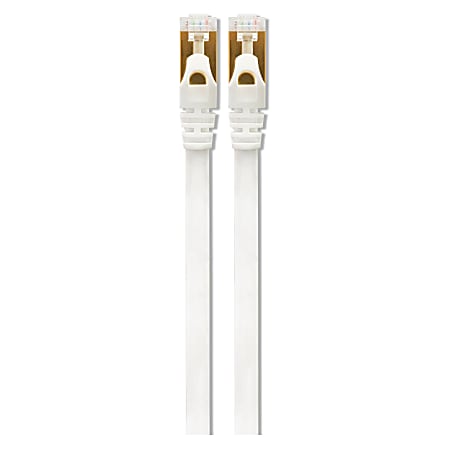 VolkanoX Giga Series Cat 7 High-Speed Gigabit Ethernet Cable, 33', White, VK-20066-WT