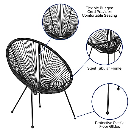 Flash furniture valencia oval comfort series take ten white rattan lounge chair deals