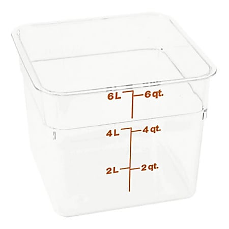Cambro Food Storage Container, 7 1/8"H x 8