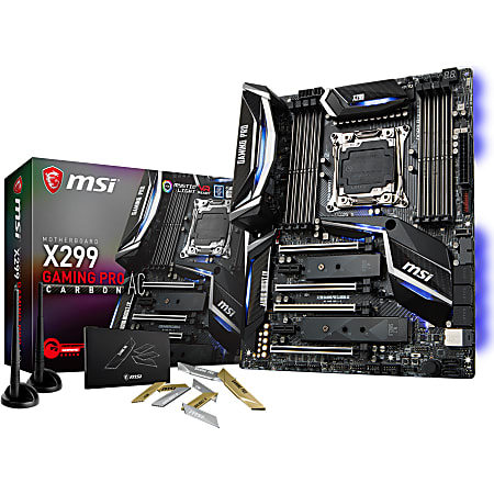 MSI LGA2066 X299 ATX Motherboard Support 7th Gen Intel Skylake X