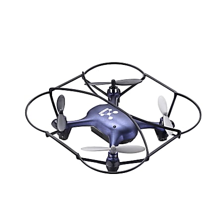 Propel RC Neutron IndoorOutdoor HD Drone Quadcopter Blue Office Depot