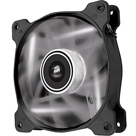 Corsair Air Series AF120 LED White Quiet Edition High Airflow 120mm Fan - Twin Pack - 2 Pack - 1 x 120 mm - Sleeve Bearing - Plastic