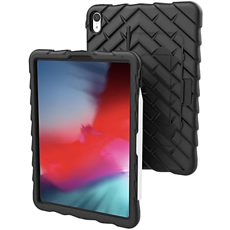 Gumdrop Hideaway for iPad Pro 11-inch - For Apple iPad Pro Tablet - Black - Shock Absorbing, Scratch Resistant, Impact Resistant, Ding Resistant - Silicone, Polycarbonate