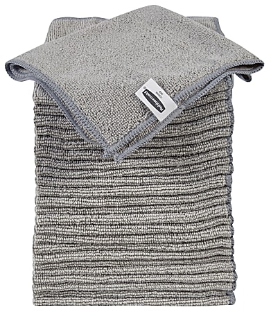 Rubbermaid 24-Pack Microfiber Cloth, Gray