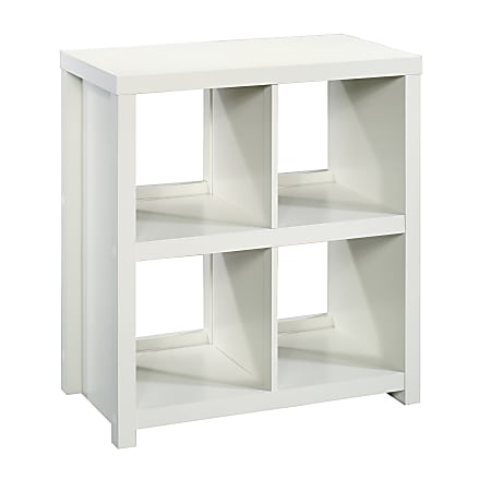 Sauder® HomePlus 33"H Cube Storage Bookcase, 4 Shelves, White