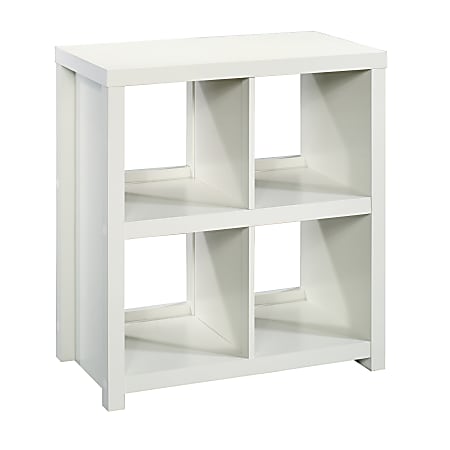 Sauder HomePlus 33 H Cube Storage Bookcase 4 Shelves White