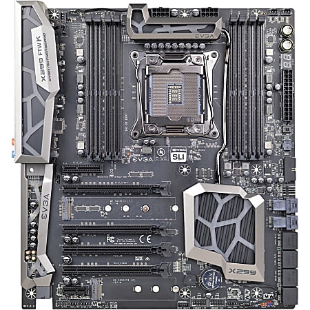 EVGA Desktop Motherboard - Intel Chipset - Socket R4 LGA-2066 - 128 GB DDR4 SDRAM Maximum RAM - DIMM - 8 x Memory Slots - Gigabit Ethernet - 6 x USB 3.0 Port - 2 x USB 3.1 Port - 8 x SATA Interfaces
