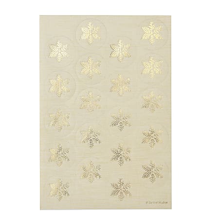Gartner Studios Holiday Seals Gold Pack Of 40 Seals Office Depot