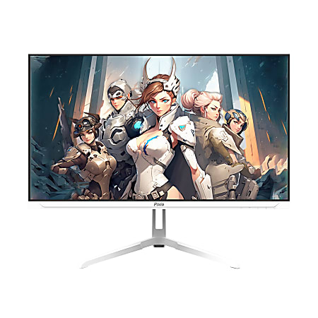 Pixio PX248 Wave 24" FHD LCD Gaming Monitor, FreeSync, White