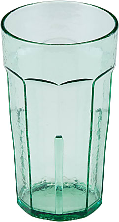 Cambro Laguna Styrene Tumblers, 10 Oz, Spanish Green, Pack Of 36 Tumblers