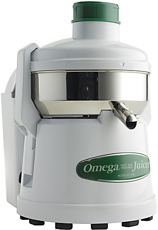 Omega J4000 High-Speed Pulp Ejection Juicer, White