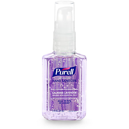 PURELL Advanced Hand Sanitizer, Gel, Lavendar, 2oz, 1 pack, pump bottle