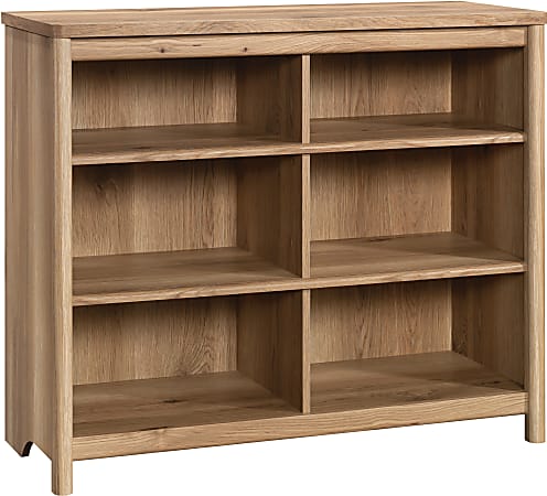 Sauder Dover Edge 37 H 6 Cube Storage Bookcase Timber Oak Office