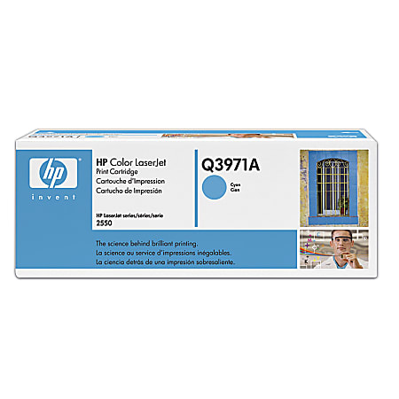 HP 123A Cyan Toner Cartridge, Q3971A