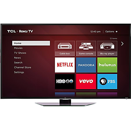 TCL 55FS4610R 55 1080p LED LCD TV 169 HDTV 1080p 120 Hz - Office Depot