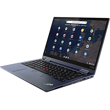 Lenovo ThinkPad C13 Yoga Gen 1 Chromebook 20UX - Flip design - Ryzen 5 3500C / 2.1 GHz - Chrome OS - Radeon Graphics - 8 GB RAM - 128 GB SSD NVMe - 13.3" IPS touchscreen 1920 x 1080 (Full HD) - Wi-Fi 6 - abyss blue - kbd: US
