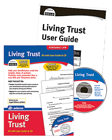 Adams® Living Trust Kit