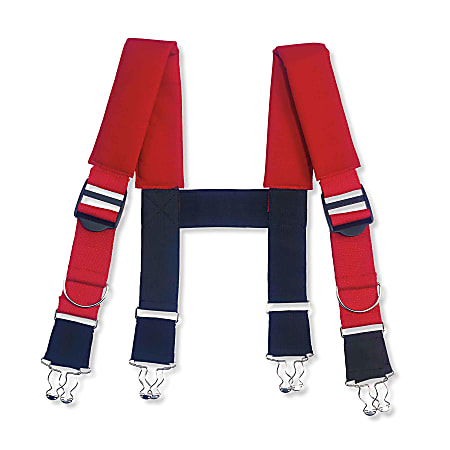 Ergodyne Arsenal 5092 Quick-Adjust Suspenders, Large, Red