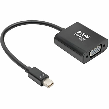 Eaton Tripp Lite Series Keyspan Mini DisplayPort to Active VGA Adapter, Video Converter, DP1.2, (M/F), Black, 6-in. (15.24 cm)