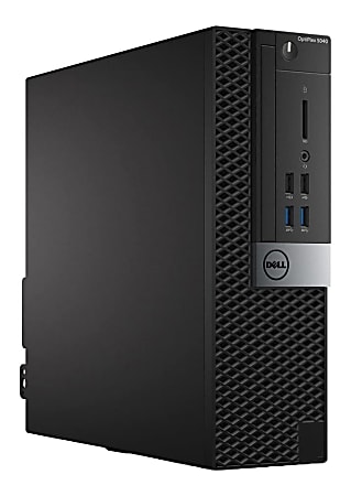 Dell™ Optiplex 5040 SFF Refurbished Desktop PC, Intel® Core™ i7, 8GB Memory, 240GB Solid State Drive, Windows® 10, RF610409