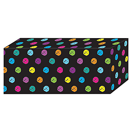 Ashley Chalk Dots Design Magnetic Blocks - Heavy Duty - 5 / Pack - Multicolor