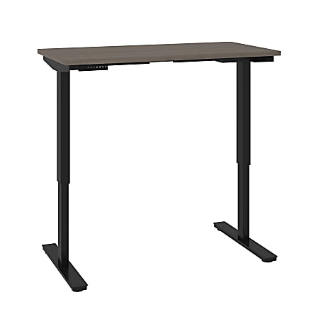 Bestar Universel Electric 48“W Standing Desk, Bark Gray