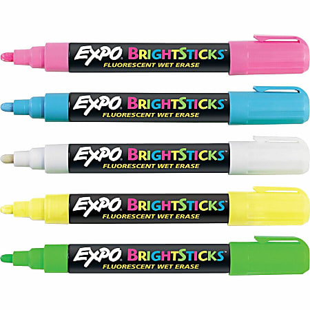 Crayola Colors Of The World Wet Erase Markers Broad Point White