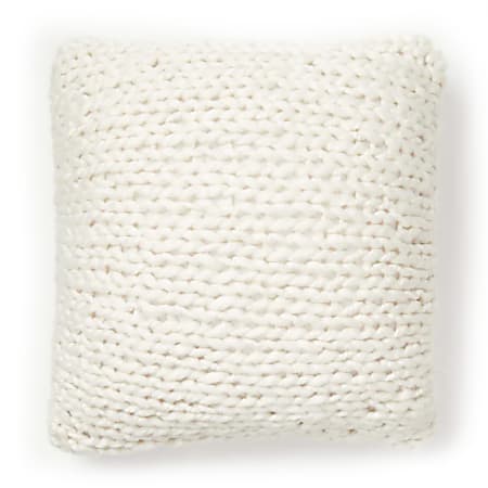Dormify Emme Chunky Knit Square Pillow Cover, Ivory